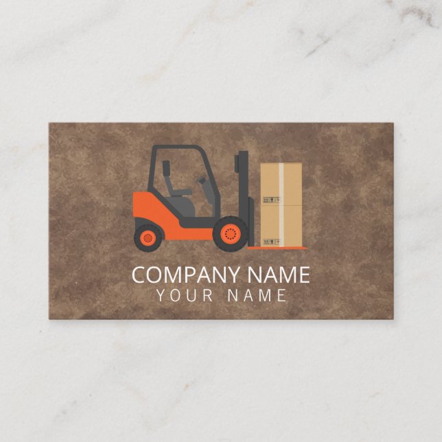 Carte De Visite Transport, Logistique - Professionnel (Devant)