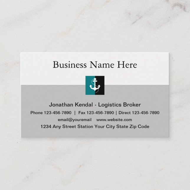 Carte De Visite Transport maritime classique (Devant)
