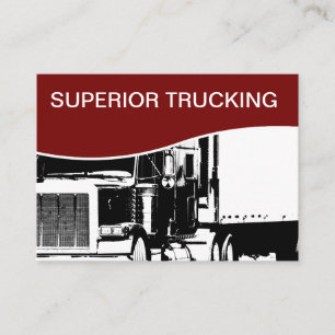Carte De Visite Transport par camion grand format