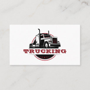 Carte De Visite Transport Semi Trucker Company