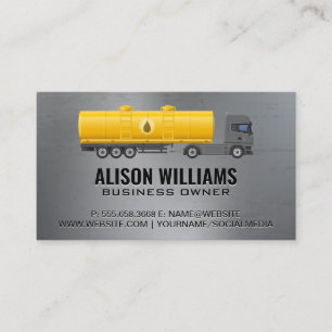 Carte De Visite Transporteur de liquides industriels   Remorque se