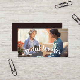 Carte De Visite Travailleur social gériatrique