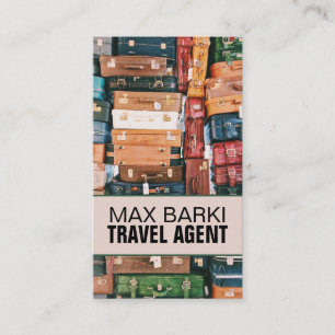 Carte De Visite Travel Agency Agent Business Card