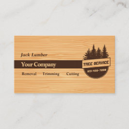 Carte De Visite Tree Service Business Cards