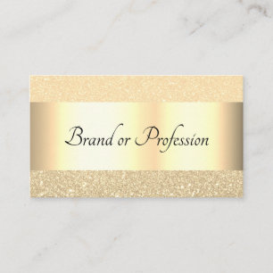 Carte De Visite Très élégant Gold Effet Design Professionnel
