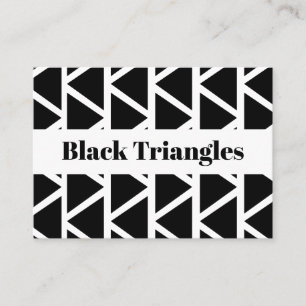 Carte De Visite Triangle Noir