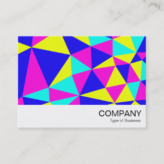 Carte De Visite Triangles Abstract 03