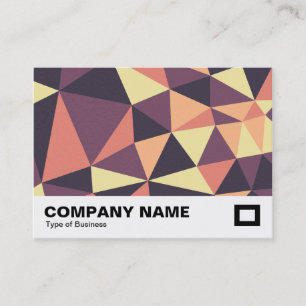 Carte De Visite Triangles Abstrait 02