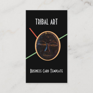 Carte De Visite Tribal de l'art africain