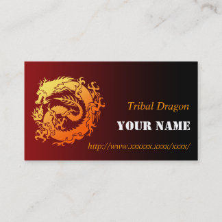 Carte De Visite Tribal dragon