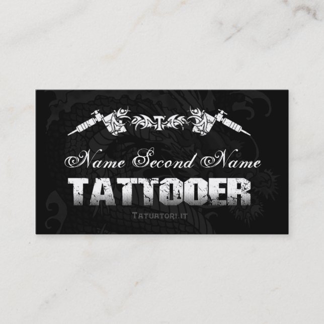 Carte De Visite Tribu 1 de Tattooer (Devant)
