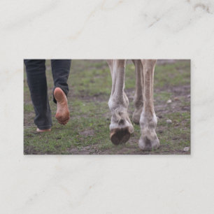 Carte De Visite Trieuse à pieds nus