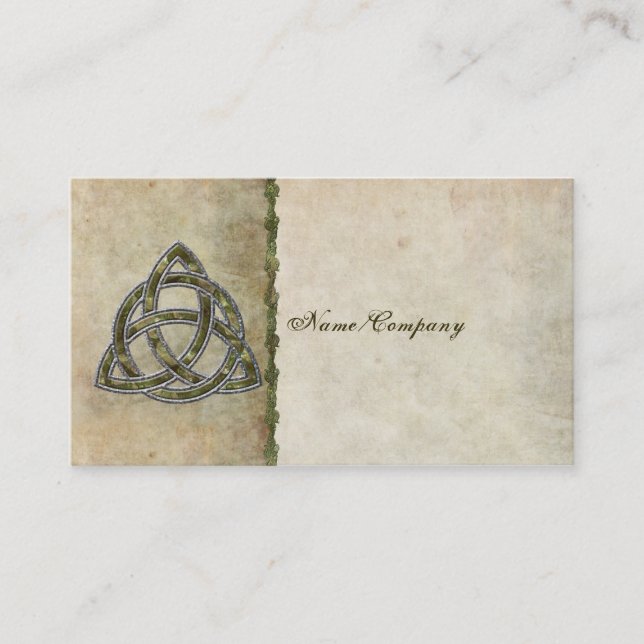 Carte De Visite Triquetra naturel (Devant)