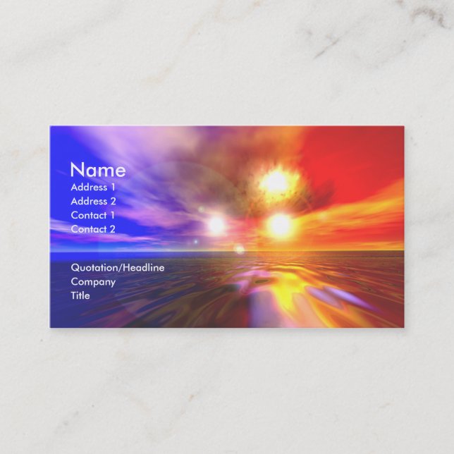 Carte De Visite Trisuns (Devant)