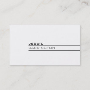 Carte De Visite Trois couleur moderne minimale 6A