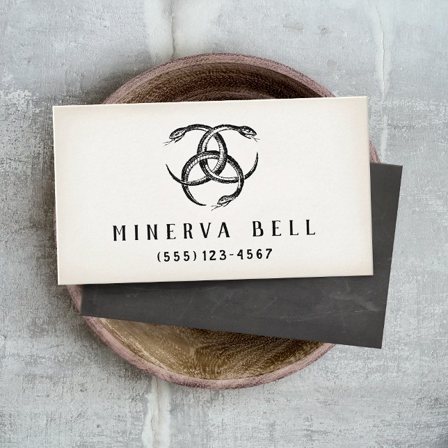 Carte De Visite Trois Serpents Halloween (Créateur téléchargé)