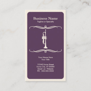 Carte De Visite trompette de mod
