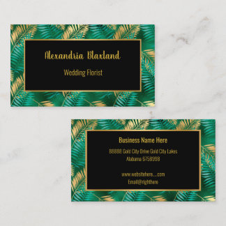 CARTE DE VISITE TROPICAL EMERALD