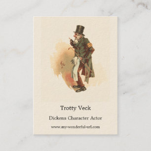 Carte De Visite Trotty Veck par Kyd - The Chimes de Charles Dicken