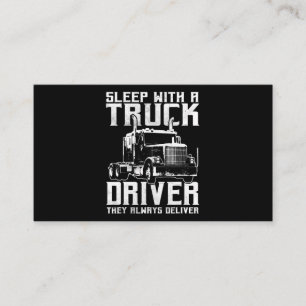 Carte De Visite Trucker Cadeaux Tracteur Trailer Truck 18 Wheeler 