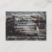 Truckers Compagnie de transport lourd Biz Card