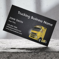Trucking remorquage professionnel en cuir foncé