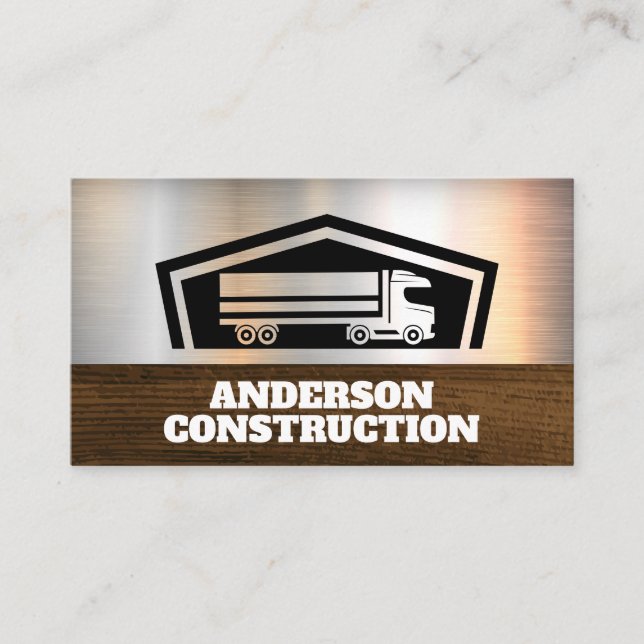 Carte De Visite Trucking Semi Driver | Goods Transport (Devant)