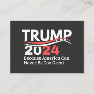 Carte De Visite trump 2024