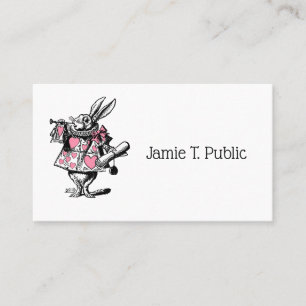 Carte De Visite Trumpeter Alice de la Cour du lapin blanc au pays 