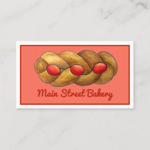Carte De Visite Tsoureki Grec Boulangerie de Pain de Fête Arménien