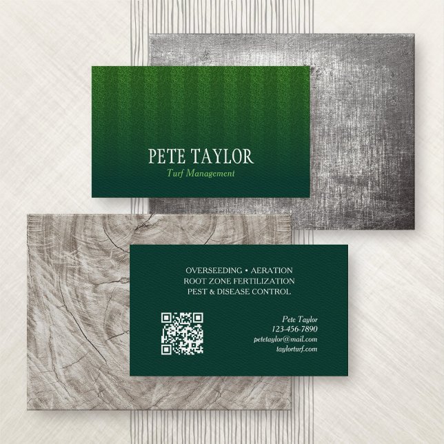 Carte De Visite Turf Management Golf Sports (Créateur téléchargé)