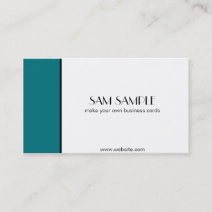 Carte De Visite Turquoise
