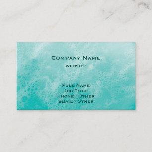 Carte de visite Turquoise Beach Waves