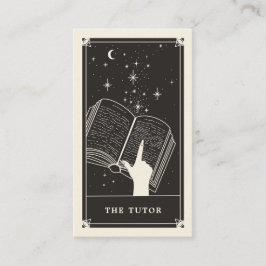 Carte de visite Tutor Tarot céleste