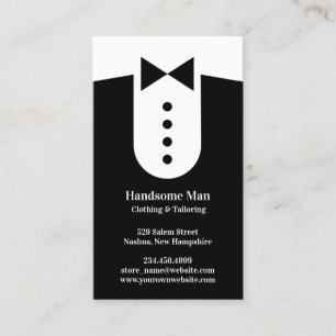Carte de visite Tuxedo