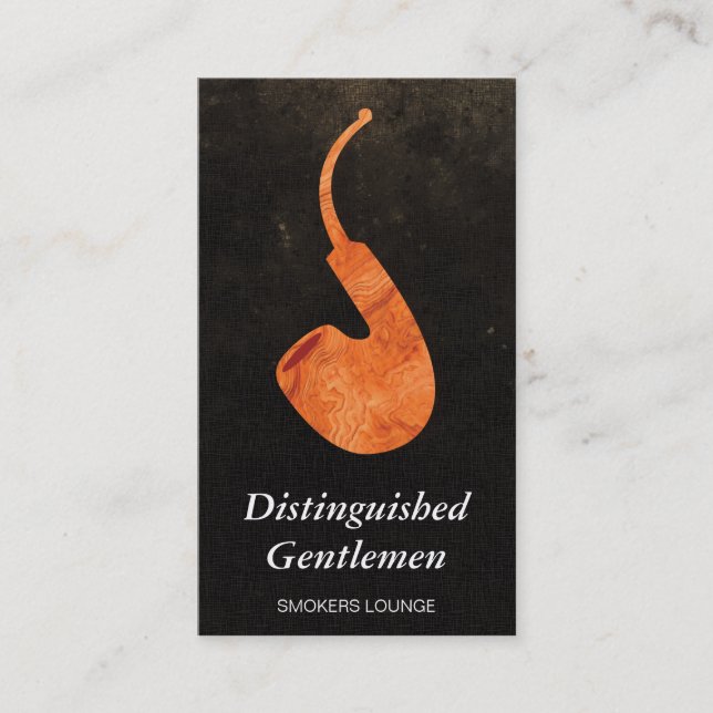 Carte De Visite Tuyau en bois 2 | Traditionel (Devant)