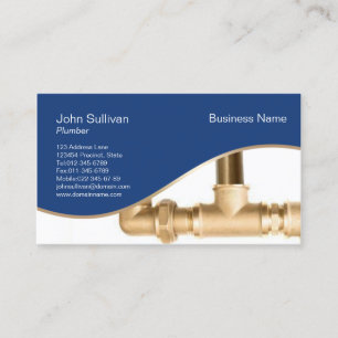 Carte De Visite Tuyauterie en plomberie