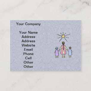 Carte De Visite Twinkle Little Star Vintage Nursery Rhyme