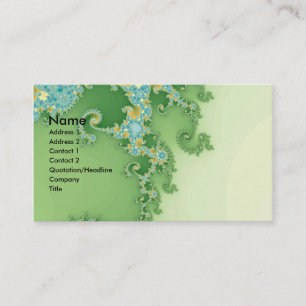 Carte De Visite Twirligig - fractale