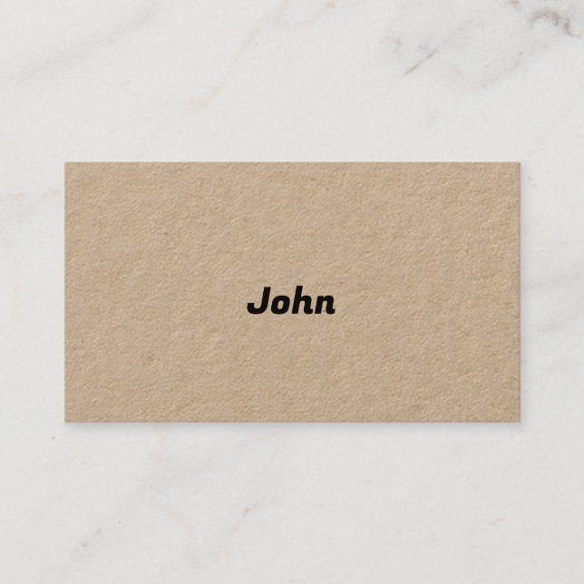 Carte De Visite Type d'introduction moderne (Devant)