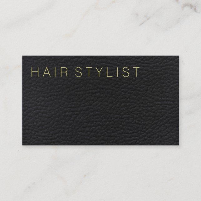 Carte De Visite Type moderne cuir (Devant)