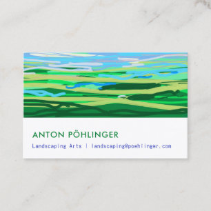 Carte De Visite Typo minimal couleurs abstraites maximales pas de