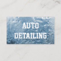 Typographie de glace gelée créative Détail automat