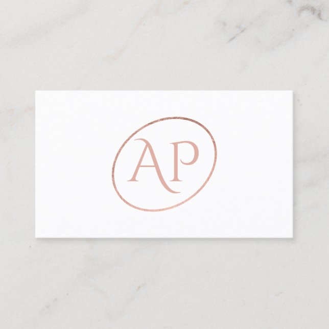 Carte De Visite Typographie de maquillage de cheveux de logo (Devant)