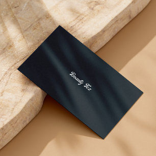 Carte De Visite Typographie Esthétique noir blanc gris gris gris