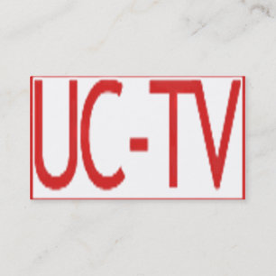 Carte De Visite UCTV éducatif et affaires de consultation de
