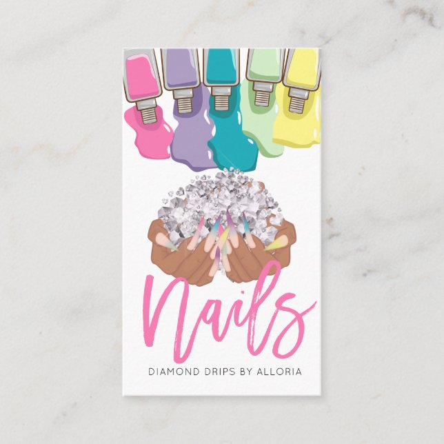 Carte De Visite Un Artiste De Clou Déchirant La Main Polonaise Log (Devant)