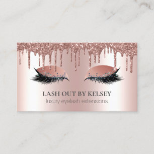 Carte De Visite Un artiste de maquillage lance une Parties scintil