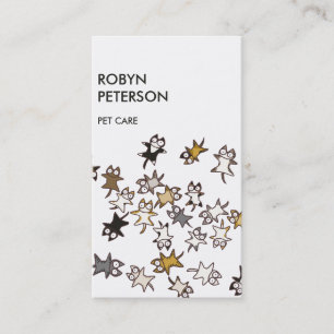 Carte De Visite Un bon nombre de chats