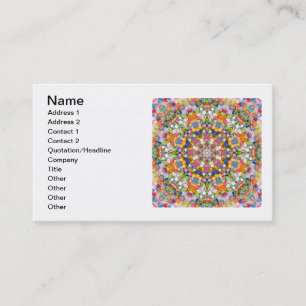 Carte De Visite Un mandala de perle